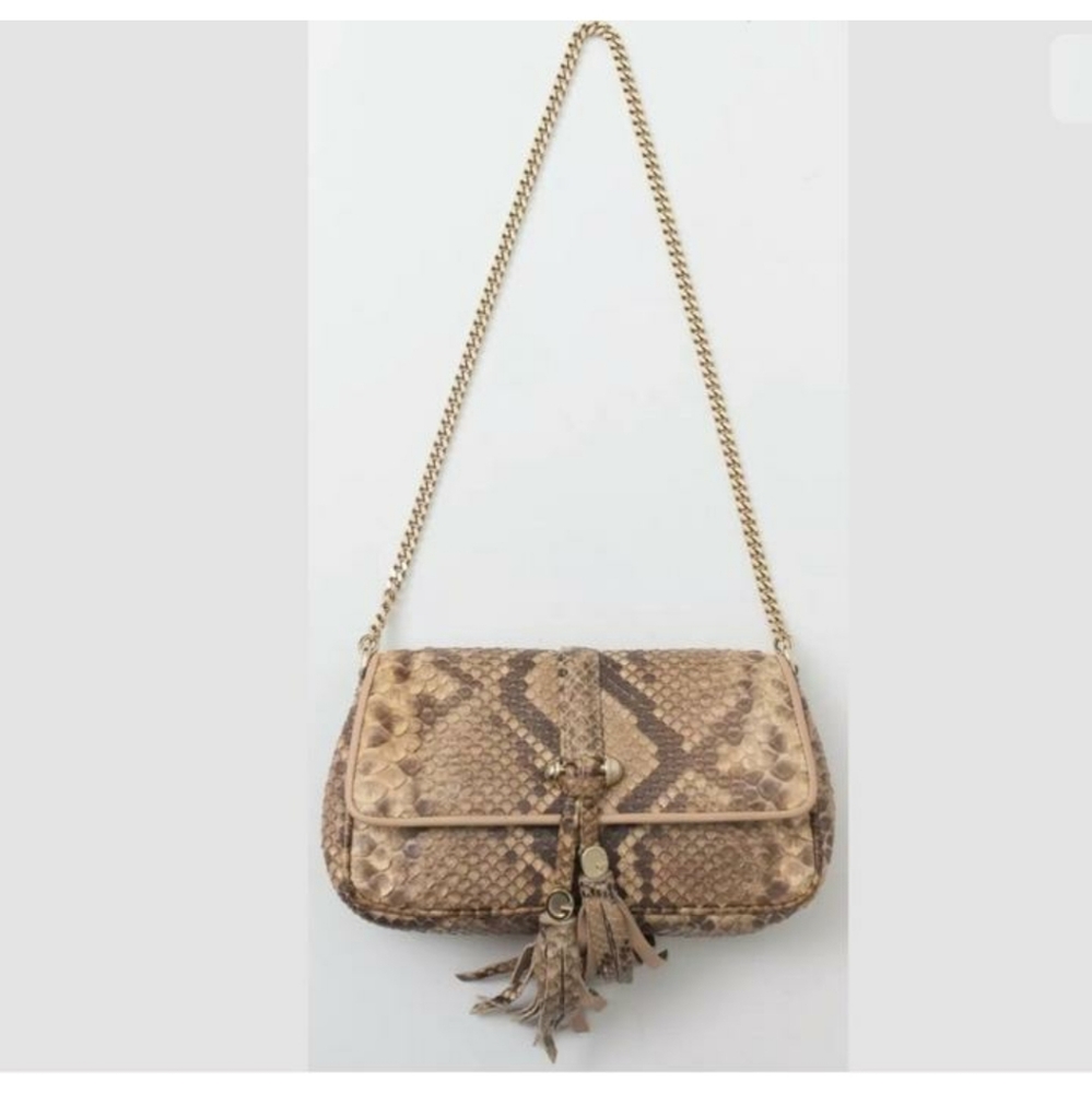 Gucci Marrakech Python Chain Shoulder Bag - image 2